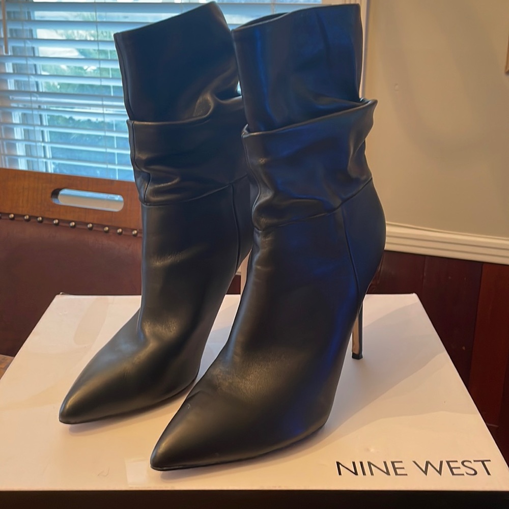 Heeled Nine West booties